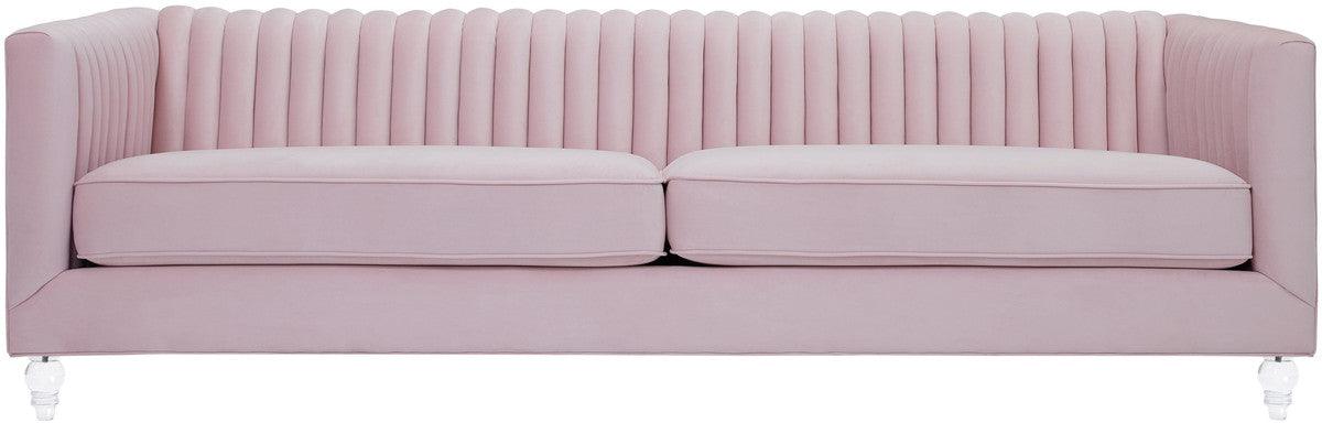 Ava Blush Sofa - Euro Living Furniture